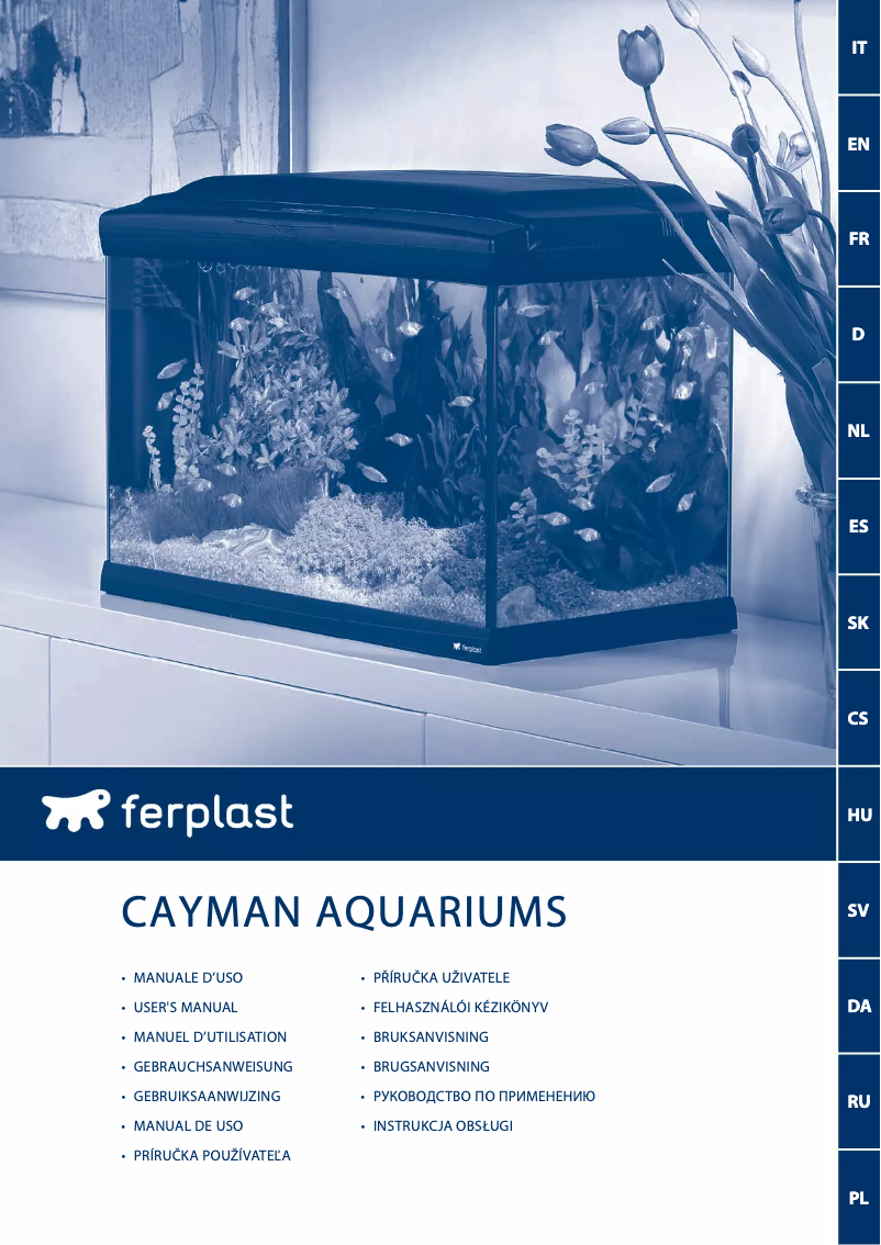 Image de la première page du manuel de l'appareil Cayman 110 Professional