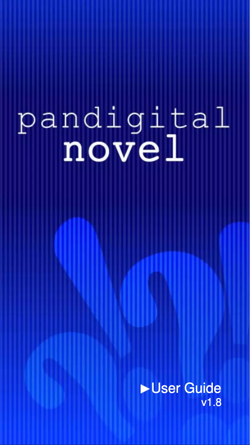 Page 1 de la notice Manuel utilisateur Pandigital Novel R90L200