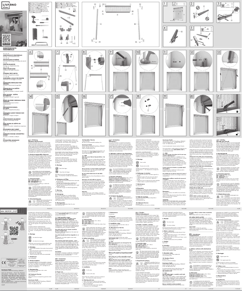 Page n°1 - Manuel utilisateur Livarno Lux IAN 383939