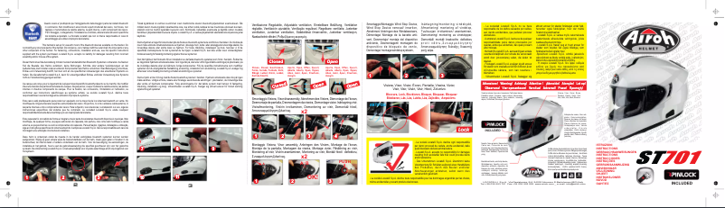Page 1 de la notice Manuel utilisateur Airoh ST7SK55