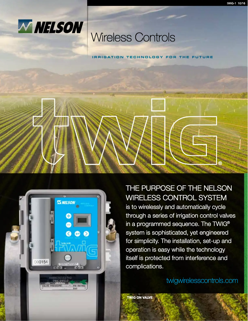 Image de la première page du manuel de l'appareil TWIG