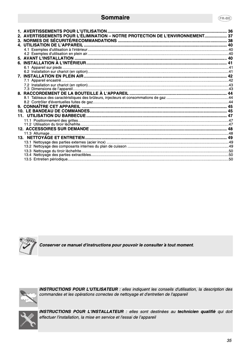 Image de la première page du manuel de l'appareil BQ91C