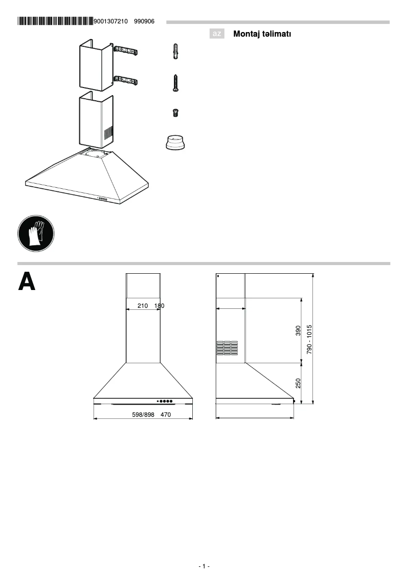 First page image of the manual for DWP64CC20T