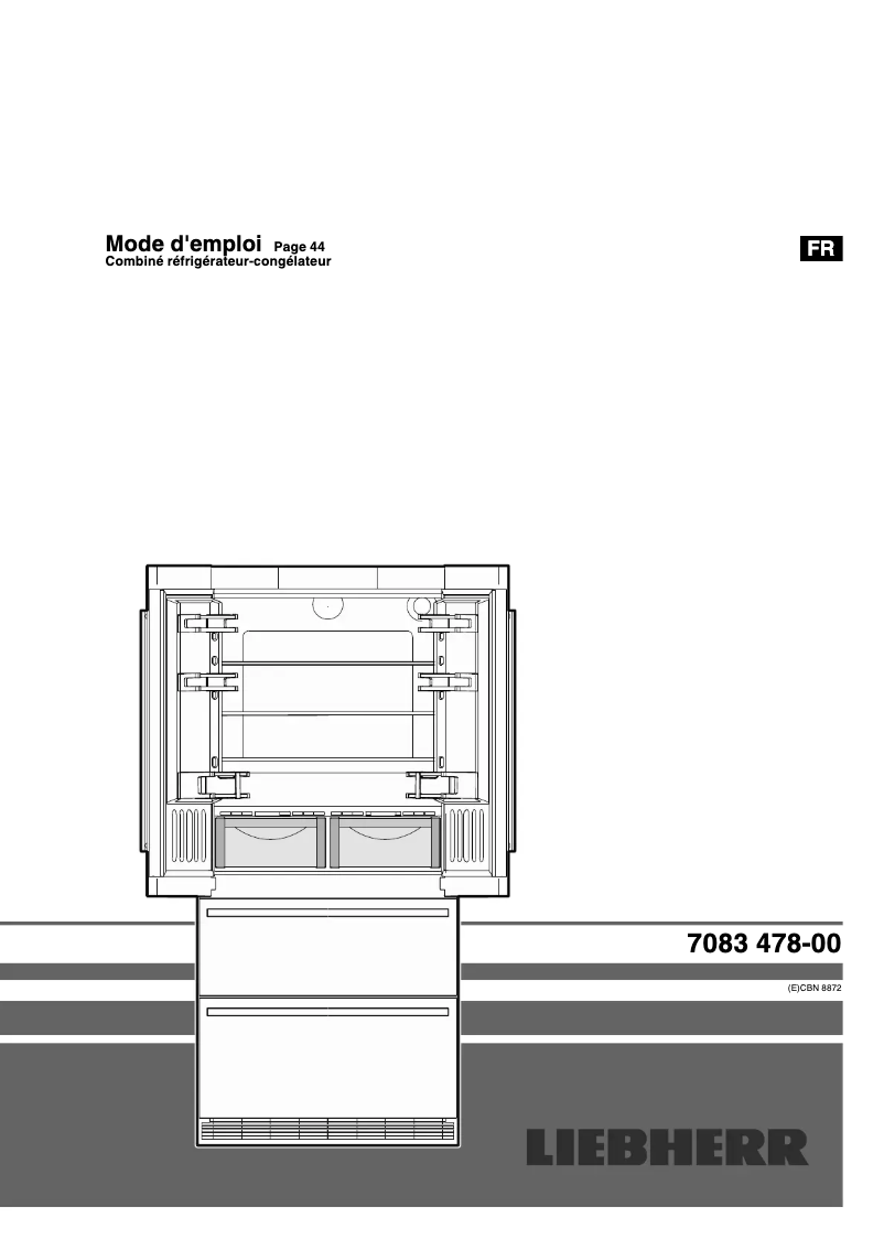 Image de la première page du manuel de l'appareil CBNste 8872