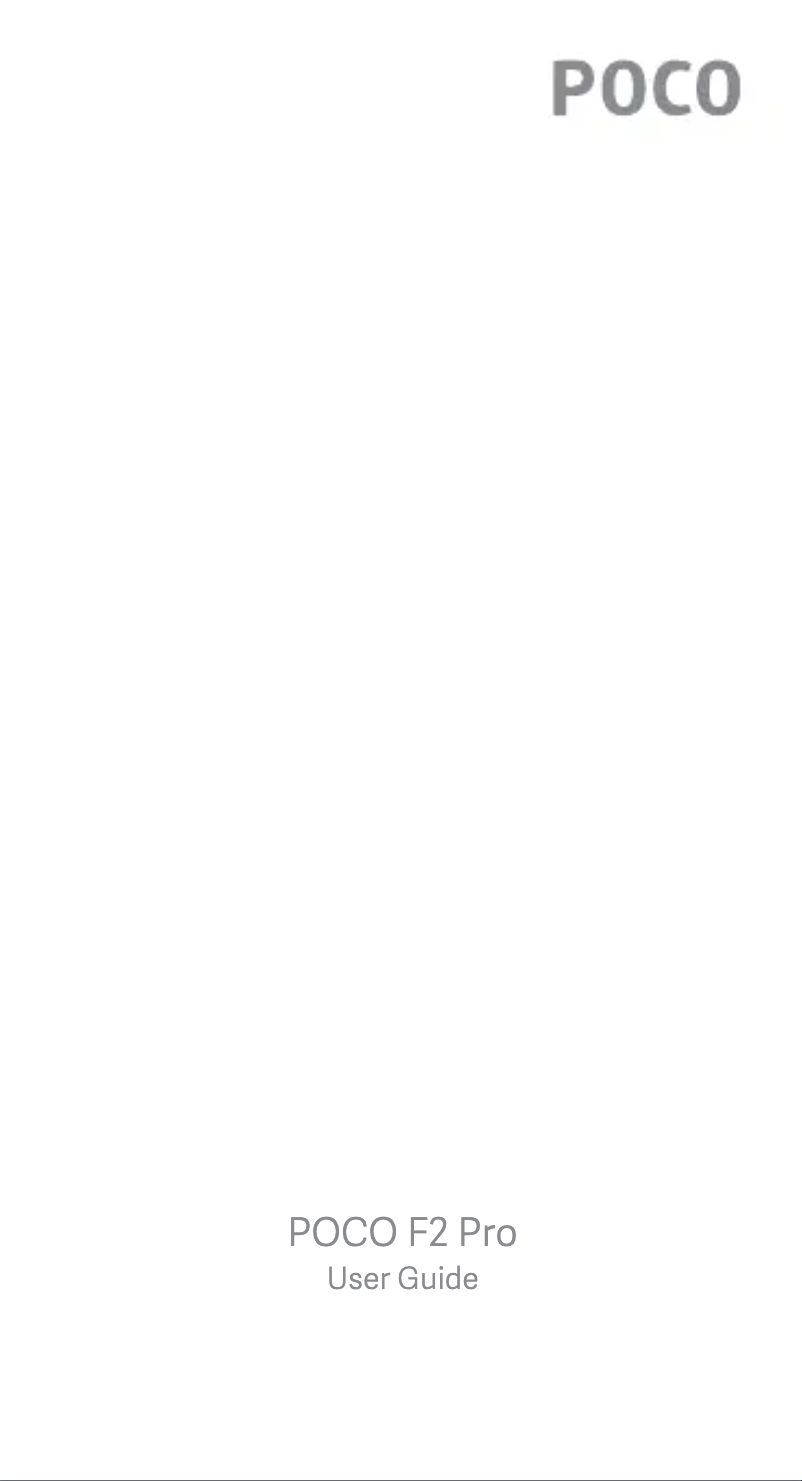 Image de la première page du manuel de l'appareil F2 Pro