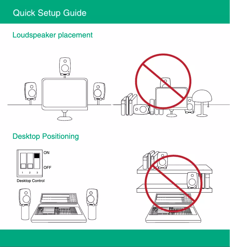 Page 1 de la notice Manuel utilisateur Genelec 6010A