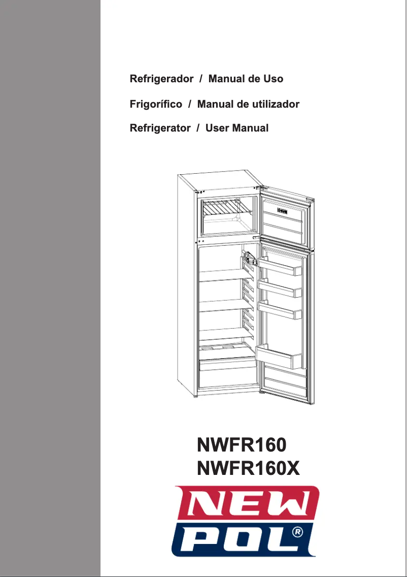 Page n°1 - Manuel utilisateur New Pol NWFR160