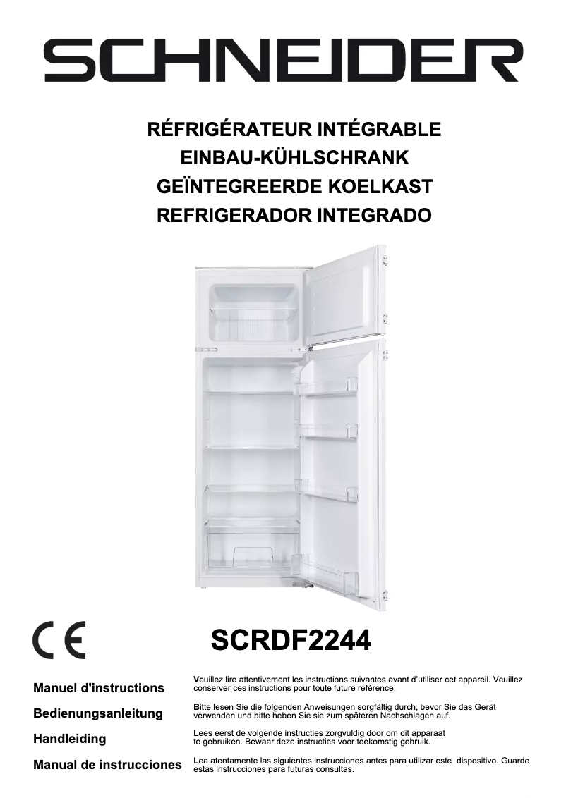 Image de la première page du manuel de l'appareil SCRDF2244