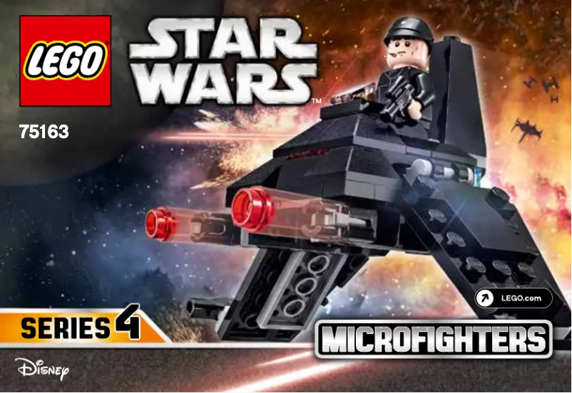 Page n°1 - Manuel utilisateur Lego Star Wars Microfighters 75163
