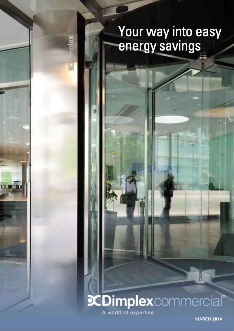 Page 1 de la notice Brochure Dimplex DAB10E