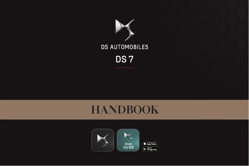 Page 1 de la notice Manuel utilisateur Citroën DS7 Crossback (2022)