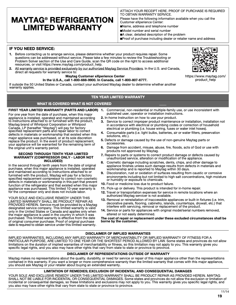Image de la première page du manuel de l'appareil MRT311FFFH