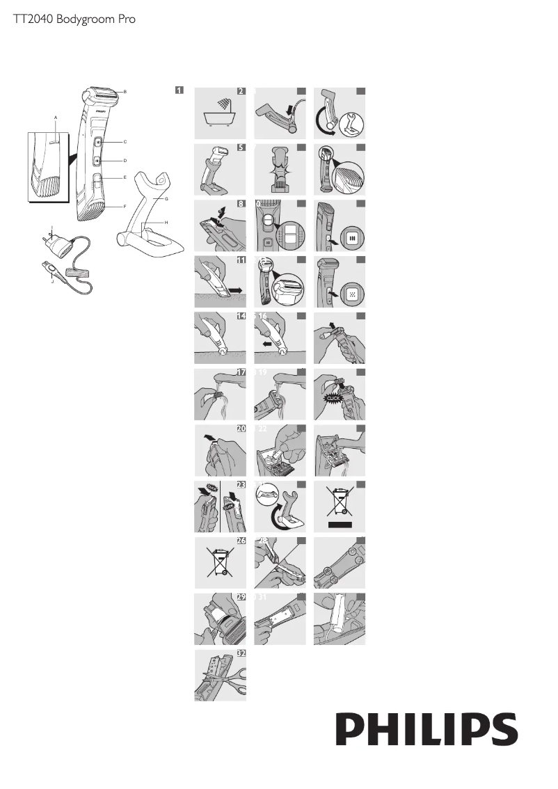 Page n°1 - Manuel utilisateur Philips Series 7000 TT2040