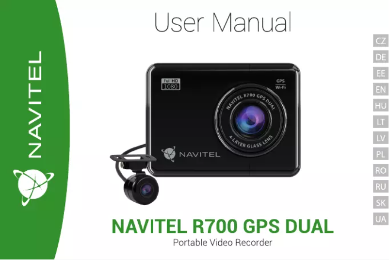 Image de la première page du manuel de l'appareil R700