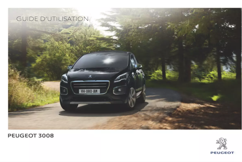 Page 1 de la notice Manuel utilisateur Peugeot 3008 (2015)