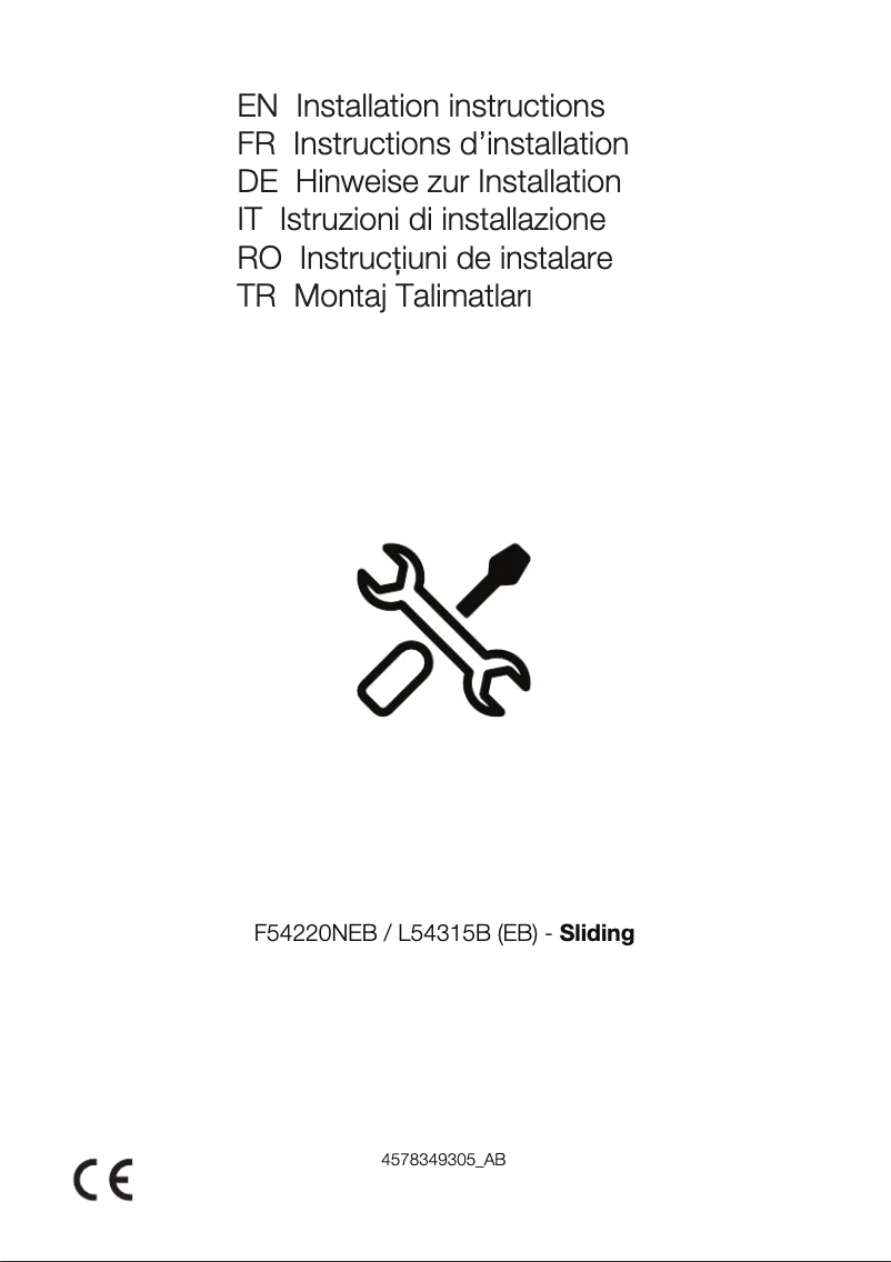 Page 1 de la notice Guide d'installation Beko BSSA315K2S