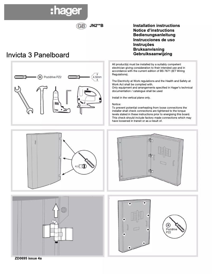 Image de la première page du manuel de l'appareil JN204BG