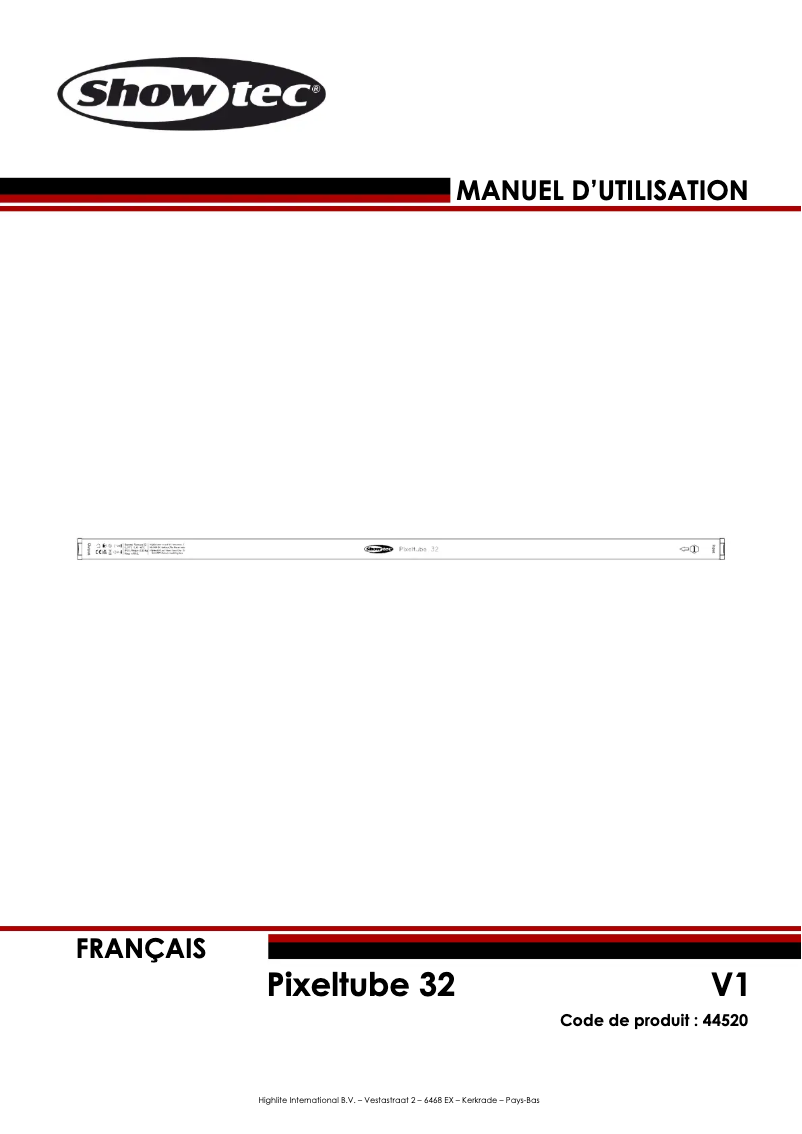 Image de la première page du manuel de l'appareil Pixeltube 32