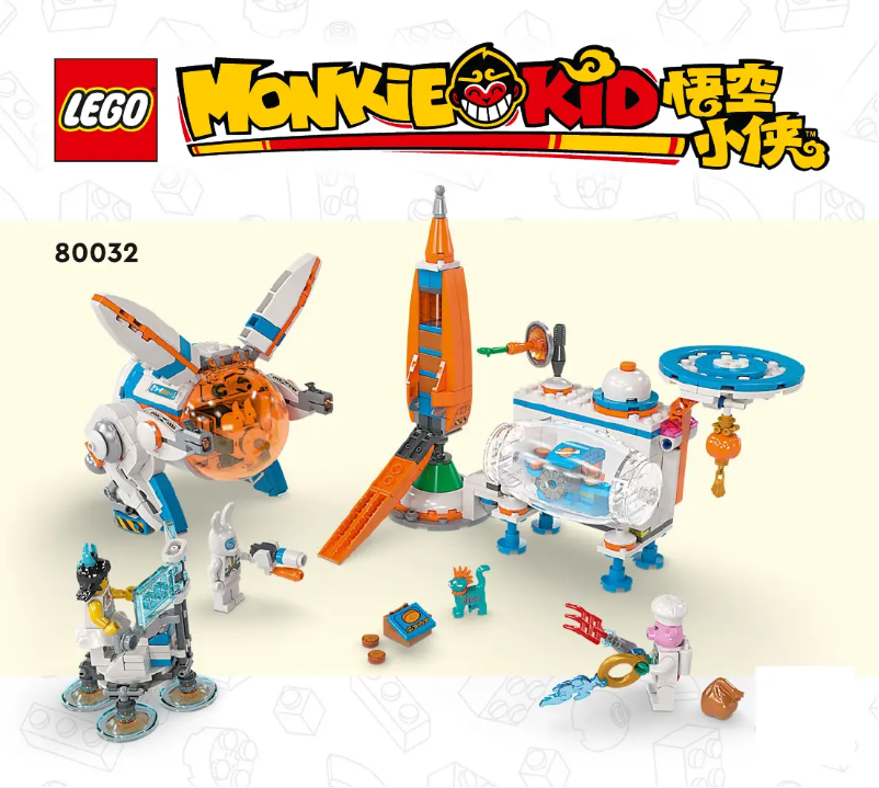 Page 1 de la notice Manuel utilisateur Lego Monkey Kid 80032