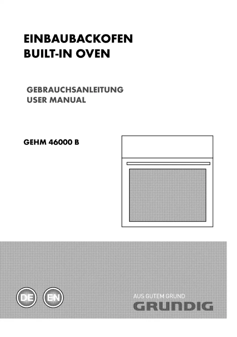 Page 1 de la notice Manuel utilisateur Grundig GEHM 46000 B