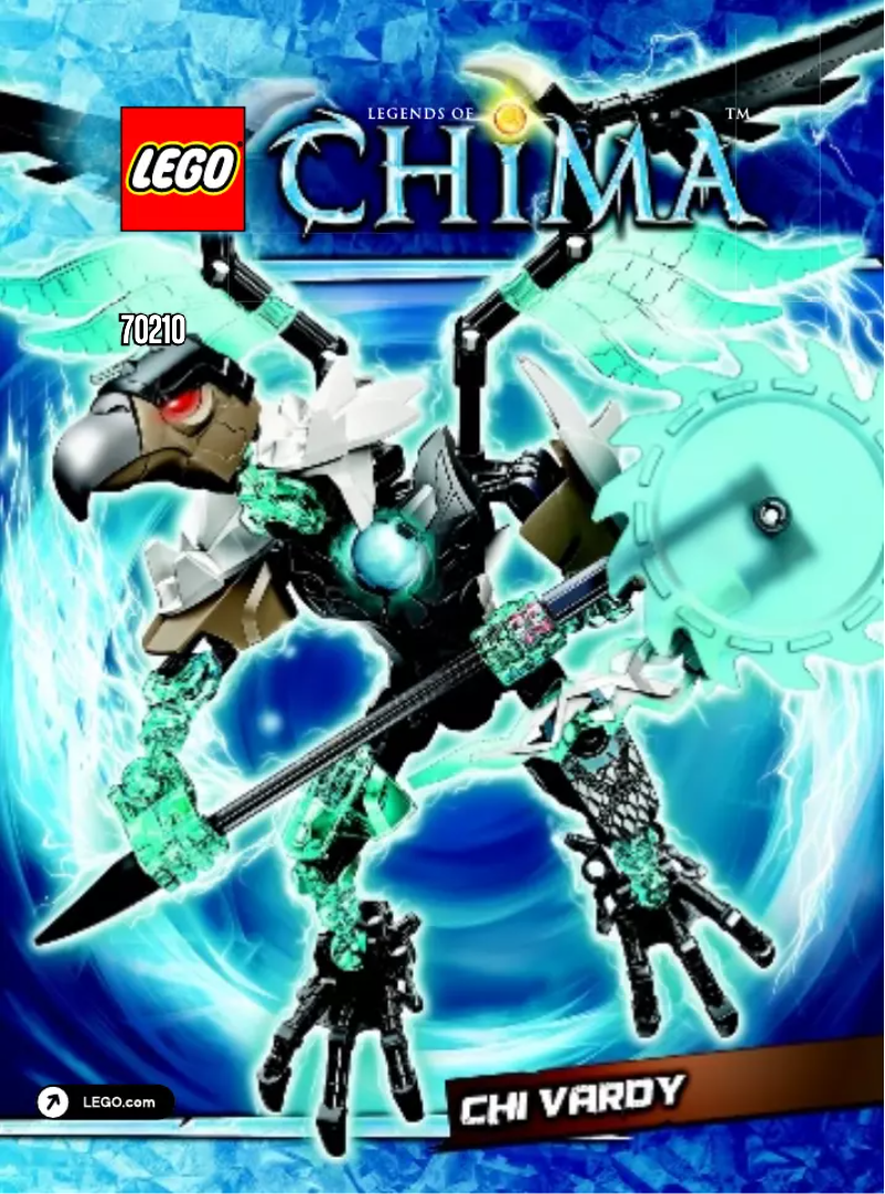 Page n°1 - Manuel utilisateur Lego Legends of Chima CHI Vardy