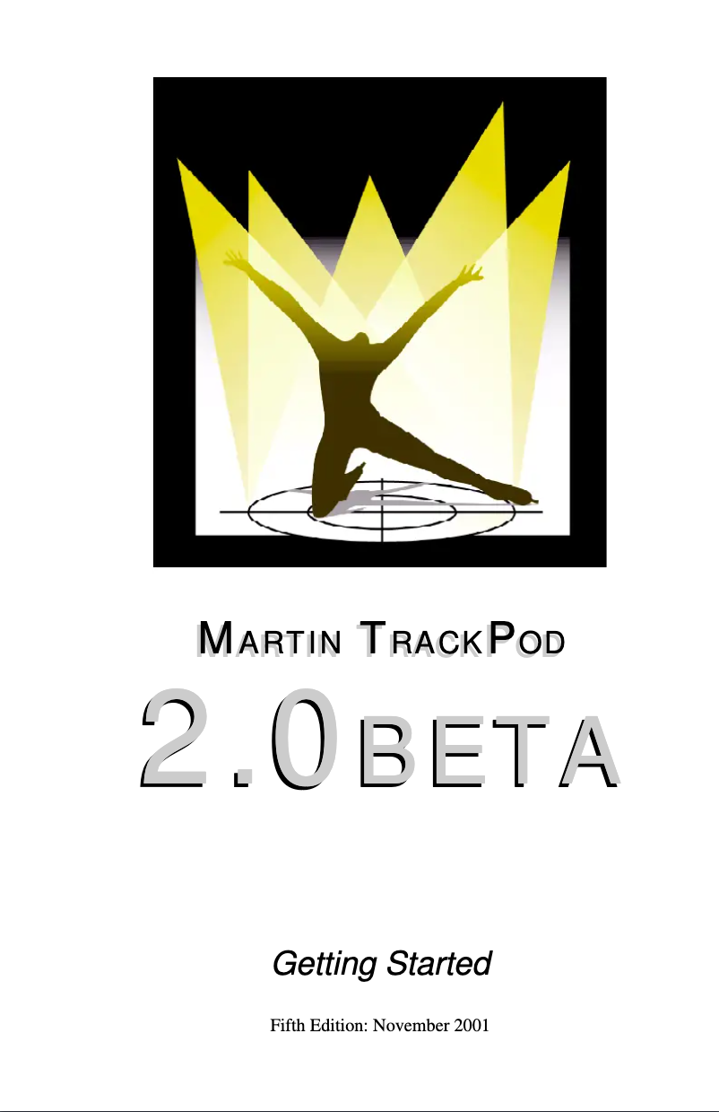 Page n°1 - Manuel utilisateur Martin TrackPod