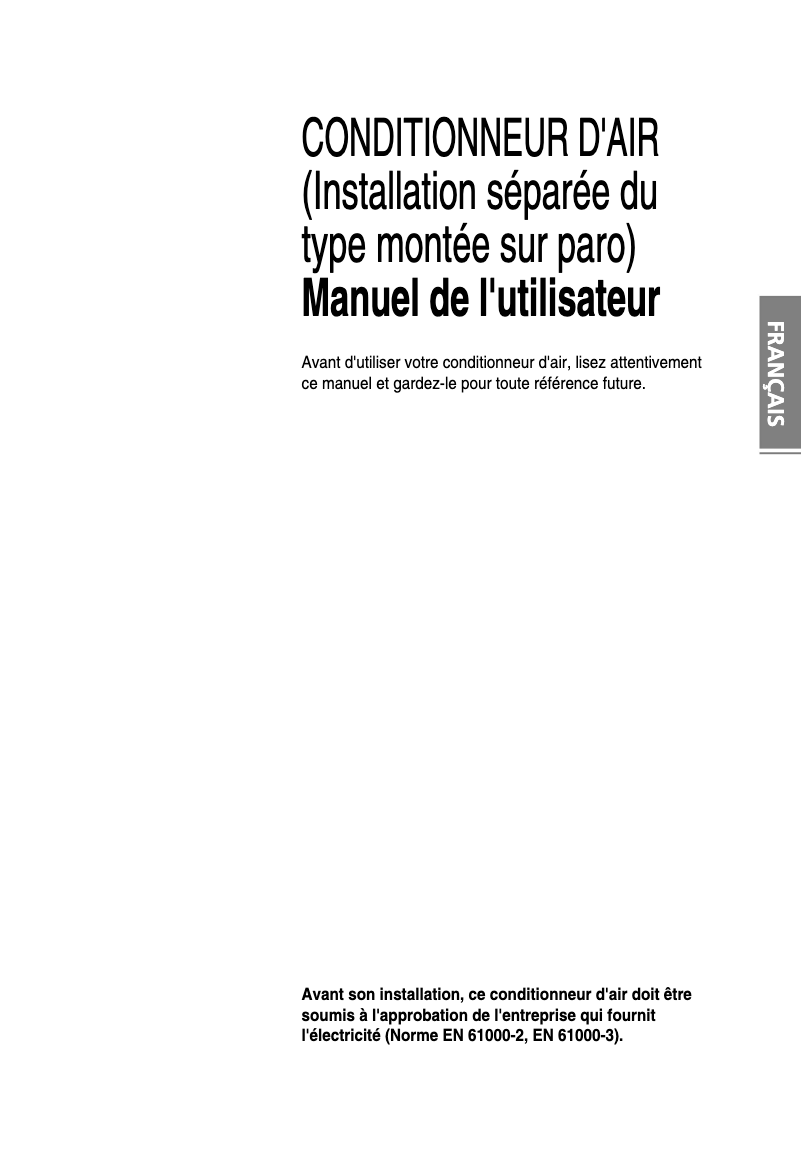 Image de la première page du manuel de l'appareil LSNC186VDL2