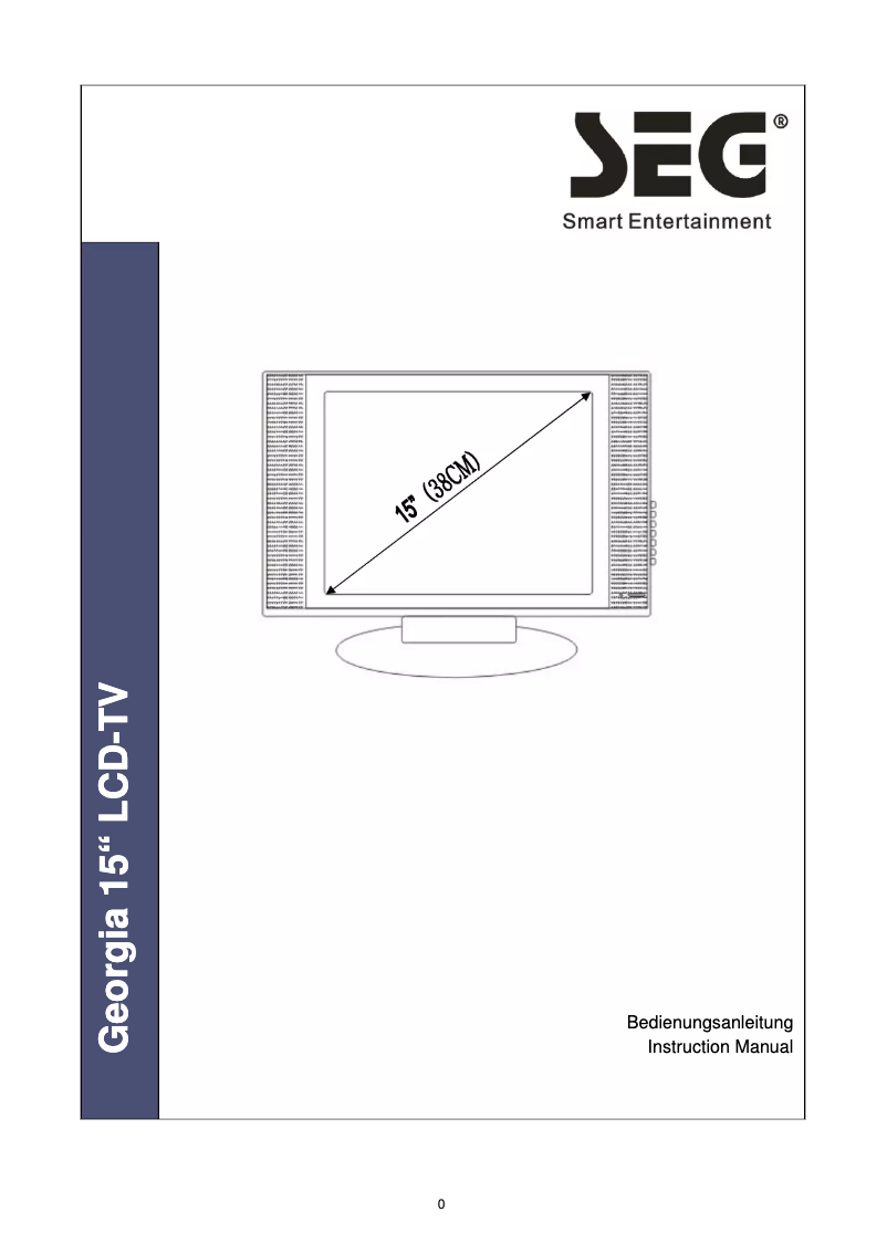 Page 1 de la notice Manuel utilisateur SEG Georgia