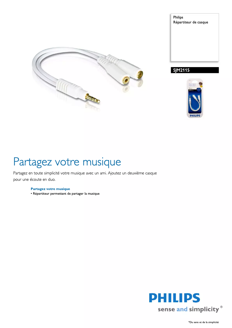 Imagen de la primera página del manual del dispositivo SJM2115