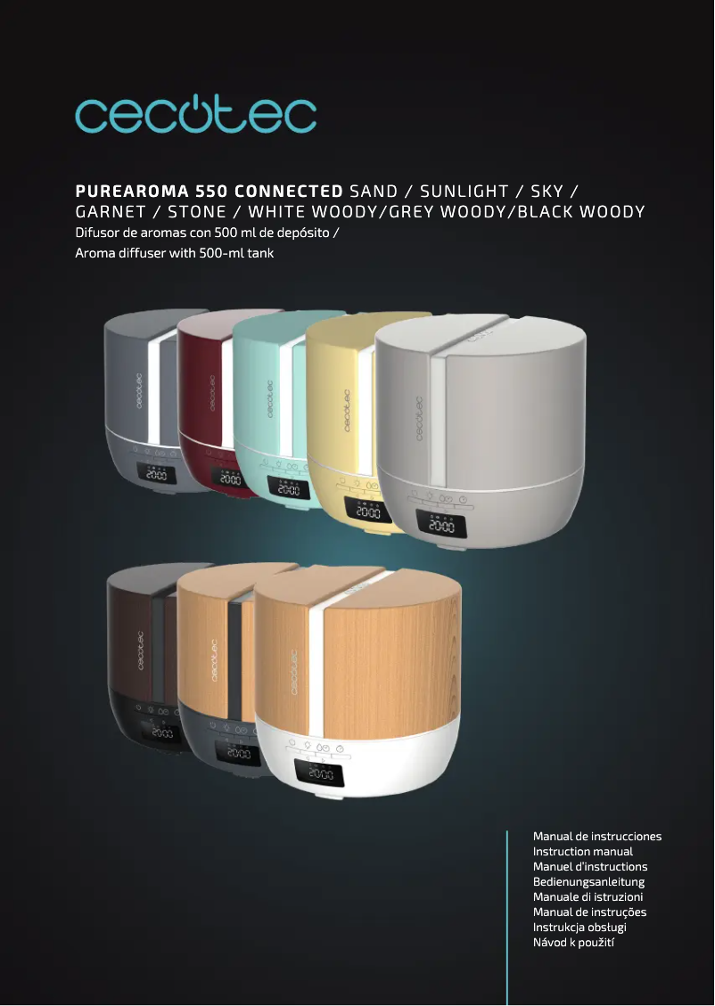 Page n°1 - Manuel utilisateur Cecotec PureAroma 550 Connected