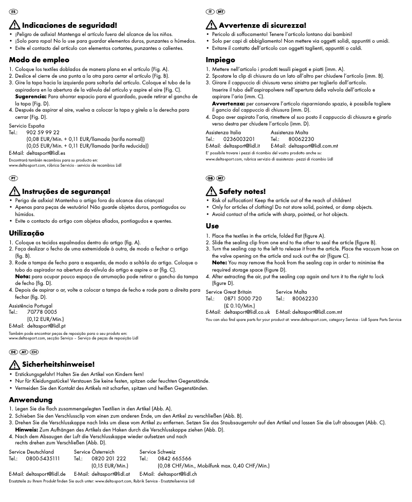 Page n°1 - Manuel utilisateur Ordex IAN 103473