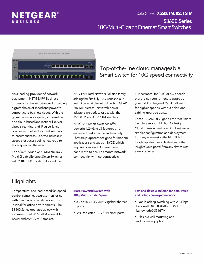 Image de la première page du manuel de l'appareil XS508TM