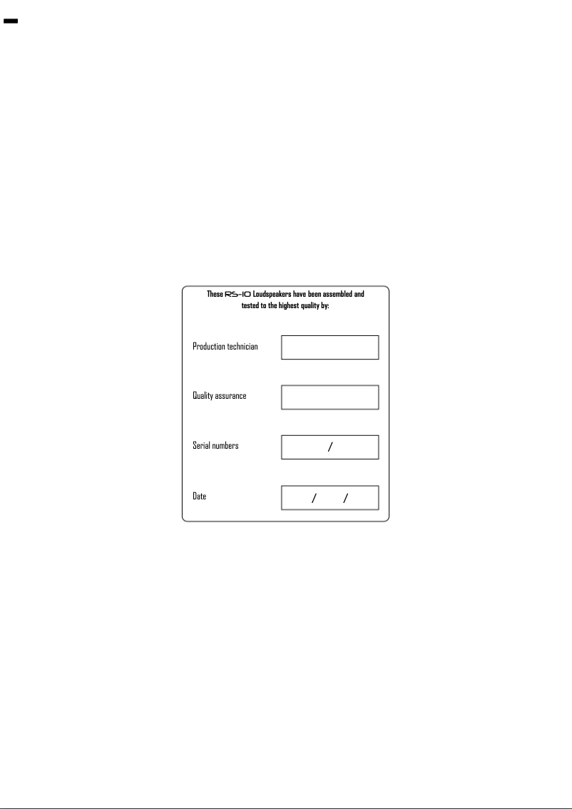 Image de la première page du manuel de l'appareil RS-10
