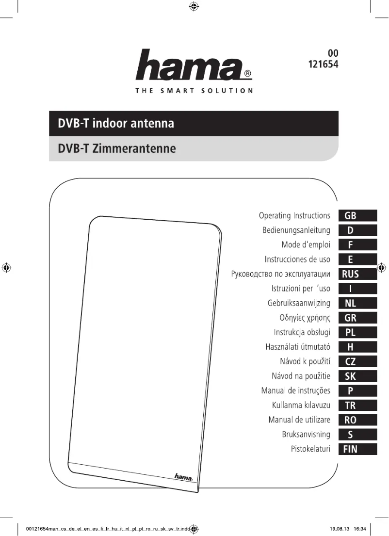 Page 1 de la notice Manuel utilisateur Hama HD38