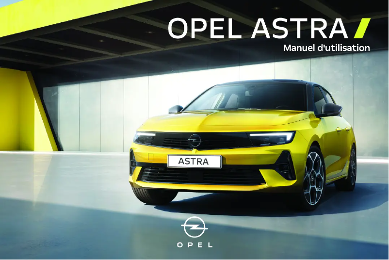 Page 1 de la notice Manuel utilisateur Opel Astra (2022)