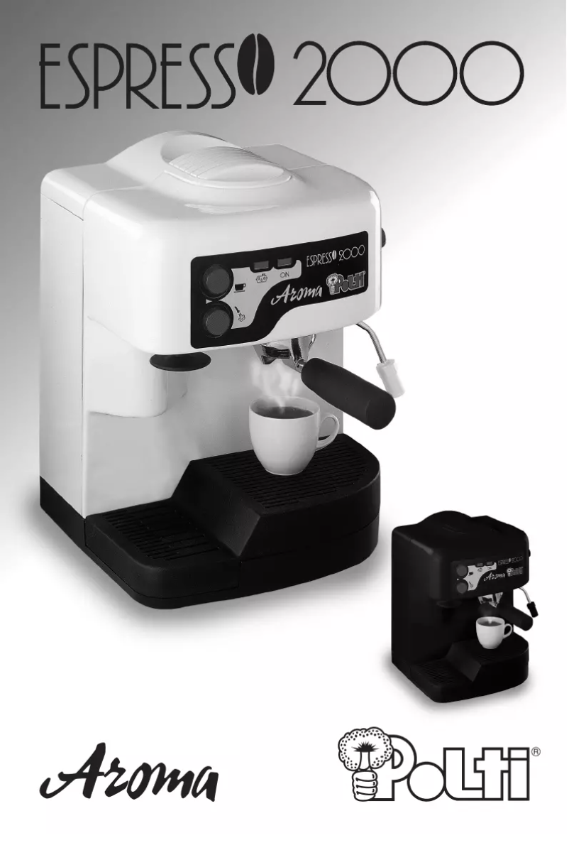 Imagen de la primera página del manual del dispositivo Espresso 2000