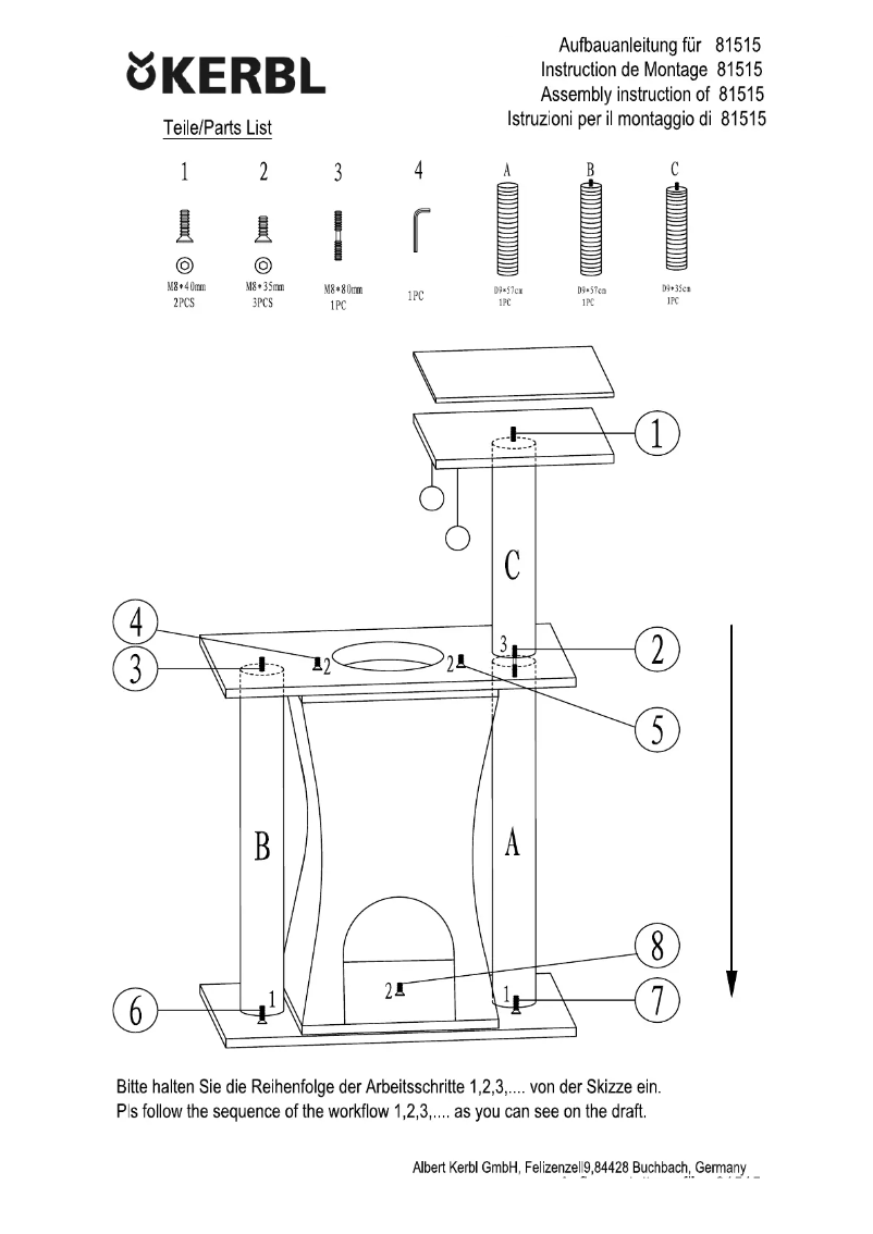 Page n°1 - Manuel utilisateur Kerbl Silverstar 81515