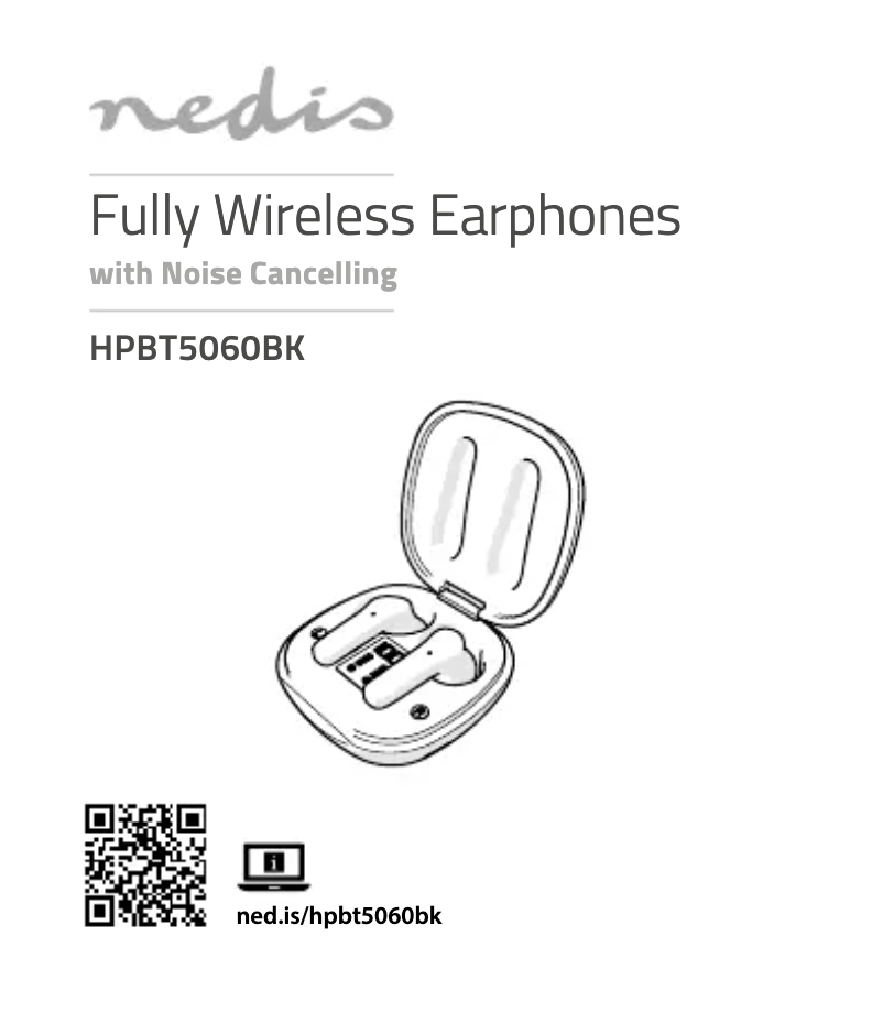 Page n°1 - Manuel utilisateur Nedis HPBT5060BK