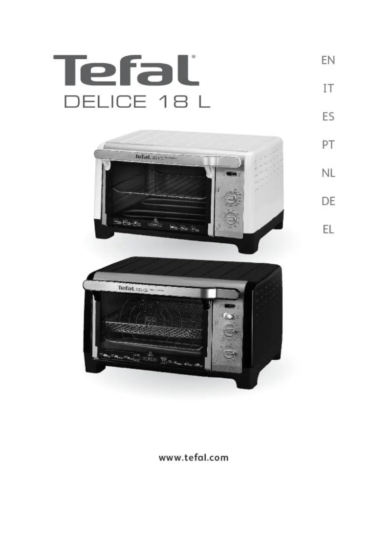 Page 1 de la notice Manuel utilisateur Tefal Delice 2458