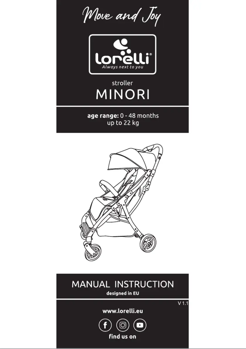 Page n°1 - Manuel utilisateur Lorelli Minori