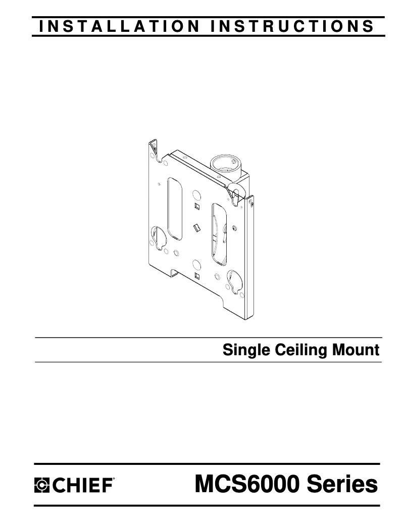 Image de la première page du manuel de l'appareil MCS6175
