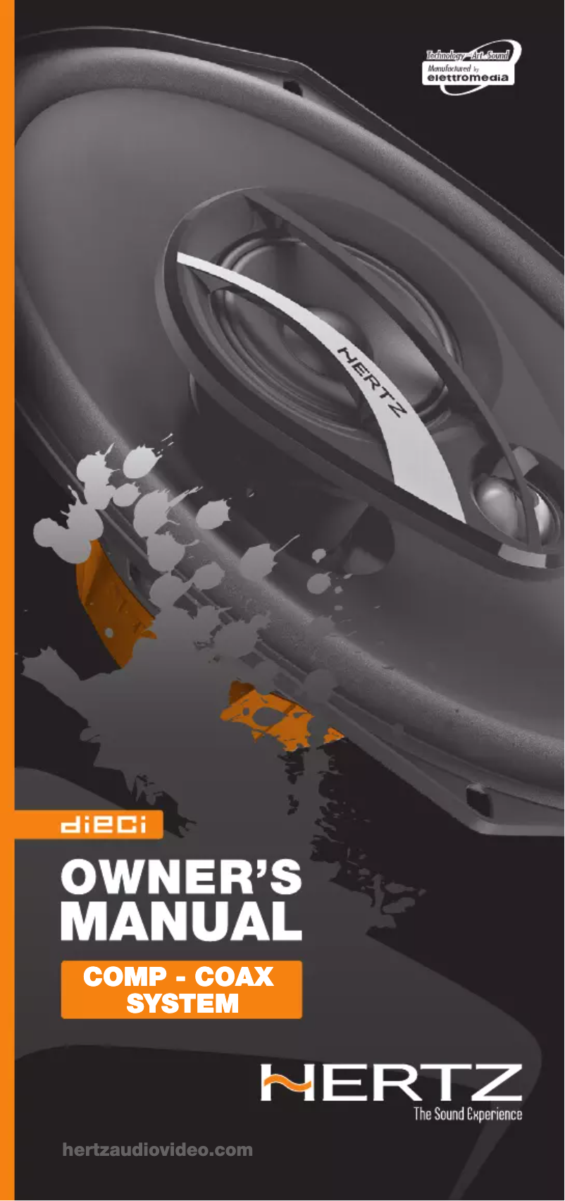 Page 1 de la notice Fiche technique Hertz Dieci DCX 170.3