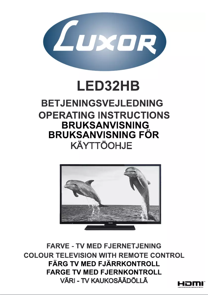 Image de la première page du manuel de l'appareil LED32HB