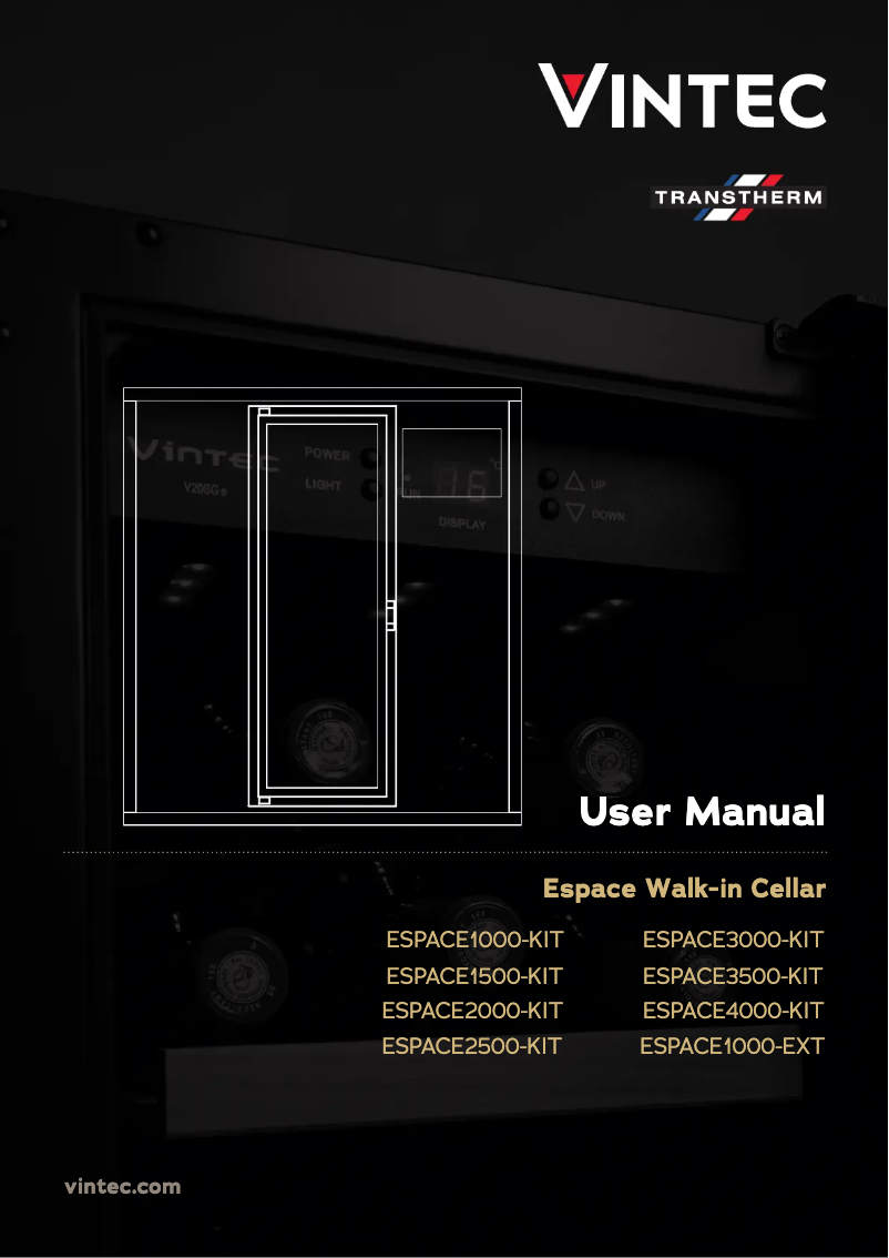 Page n°1 - Manuel utilisateur Vintec ESPACE2500-KIT