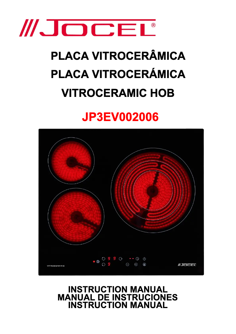 Page n°1 - Manuel utilisateur Jocel JP3EV002006