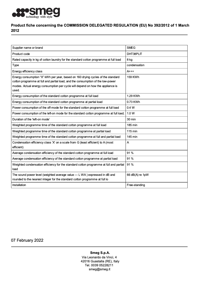 Image de la première page du manuel de l'appareil DHT38PLIT