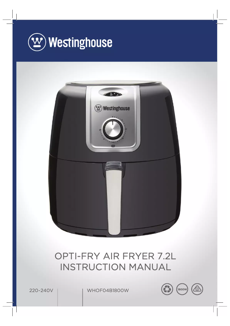 Image de la première page du manuel de l'appareil WHOF04B