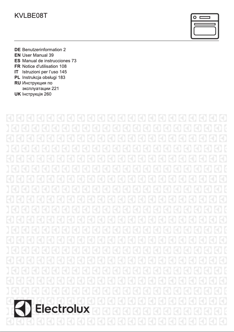 Image de la première page du manuel de l'appareil KVLBE08T