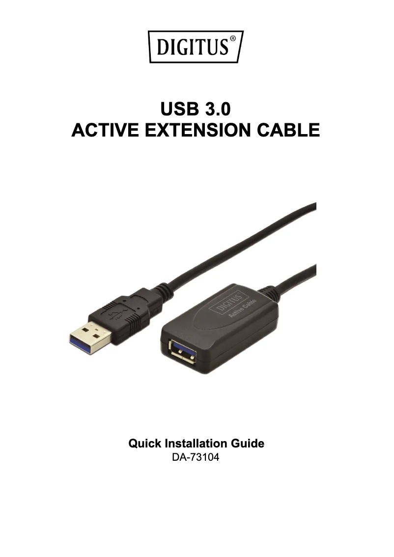 Image de la première page du manuel de l'appareil DA-73104