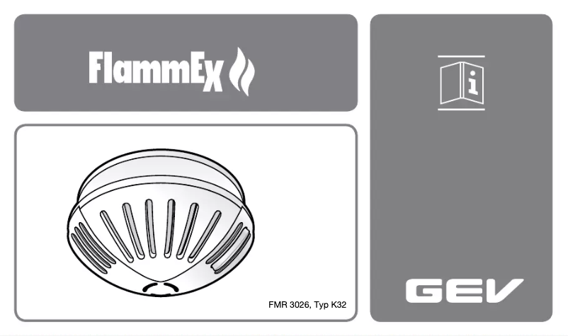 Page 1 de la notice Manuel utilisateur FlammEx FMR 3026